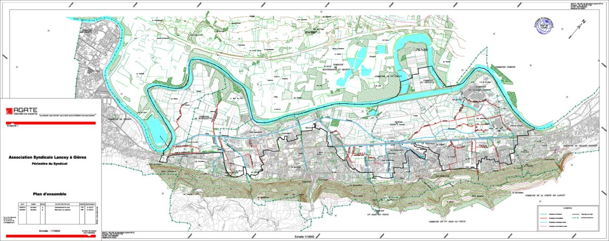 Le territoire de compétence de l’AS de Lancey à Gières