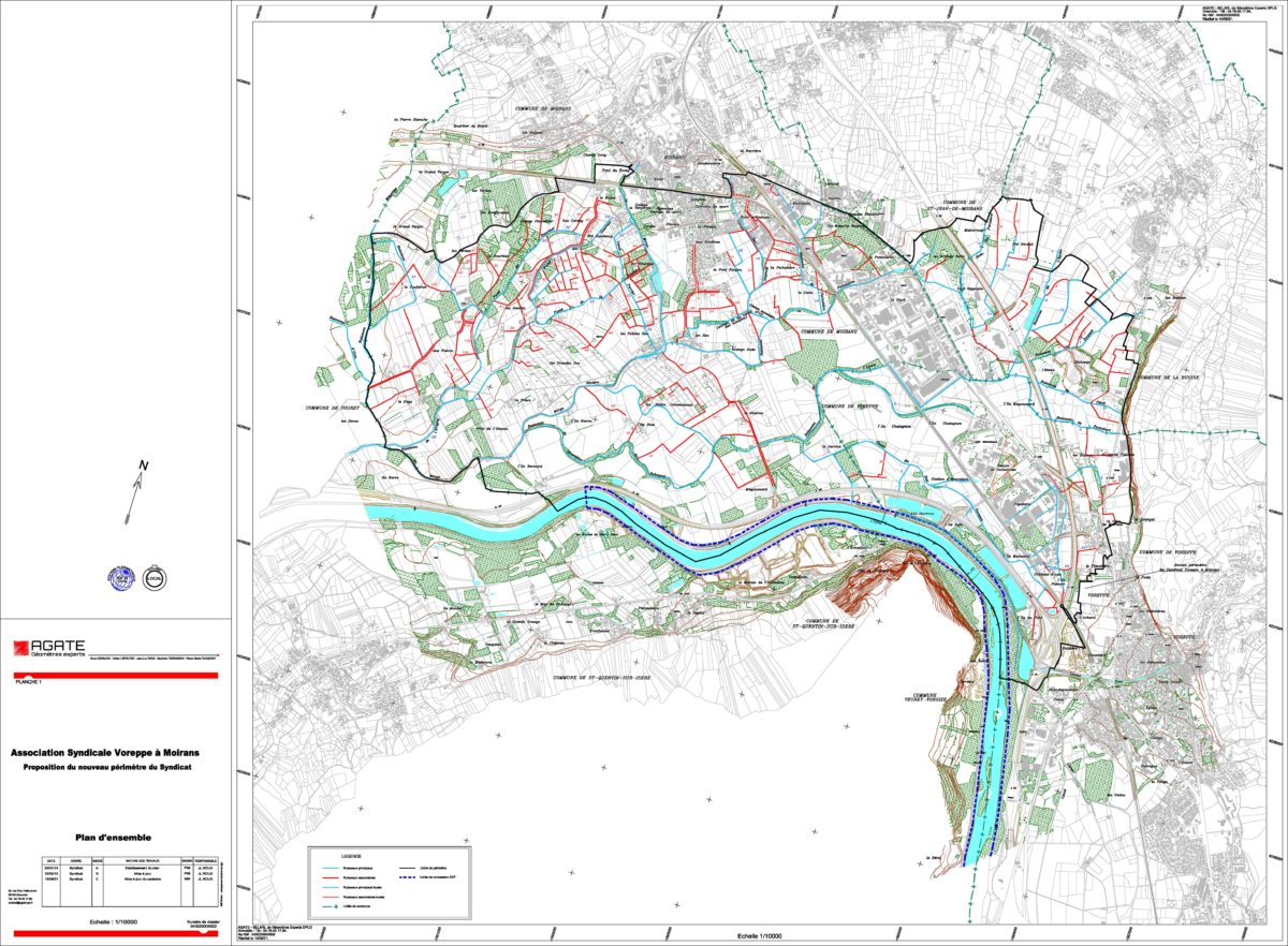 Le territoire de compétence de l’AS de Voreppe à Moirans